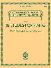 18 Etudes for Piano piano sheet music cover